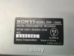 Sony Dsr-1500a Dvcam Digital Video Cassette Recorder White Utilisé