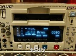 Sony Dsr-1500a Dvcam Plate-forme + Analogique Carte D'entrée A / V! Tambour 930 Heures Numérique