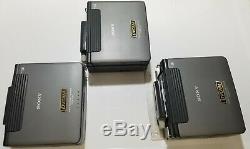Sony Dsr-v10 / Lot De 3 / Minidv / Enregistreur Numérique À Cassette / Dsrv10 / Walkman / Magnétoscope