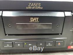 Sony Dtc-za5es Lecteur Dat Digital Audio Cassette / Enregistreur Works / Testée Voir Video
