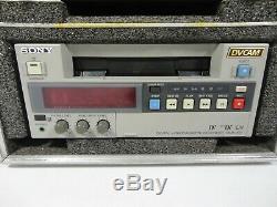 Sony Dv-cam Dsr-20p Digital Video Recorder Cassette Mini DV Cam + Moniteur & Case