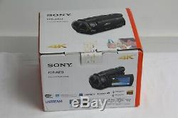 Sony Fdr-ax33 Numérique 4k Video Camera Recorder Mint Coffret