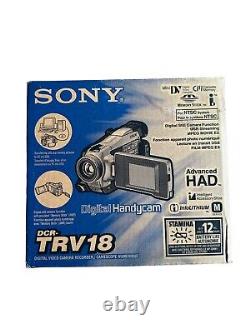 Sony Handycam Dcr-trv18 Mini Caméra Vidéo Numérique DV Enregistreur De Caméscope