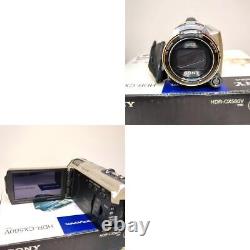 Sony Handycam Hdr-cx560v Enregistreur Vidéo Hd Numérique Argent Du Japon Utilisé