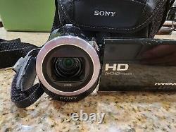 Sony Hdr Cx380 Enregistreur De Caméra Vidéo Numérique Hd Batterie Écran Tactile, Cas Testé