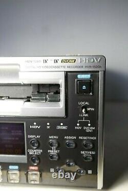 Sony Hvr-1500a Hdvi 1080p Digital Hd Video Cassette Enregistreur 167 Heures De Fonctionnement