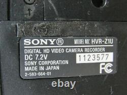 Sony Hvr-z1u 3ccd Hdv Enregistreur Vidéo Hd Numérique Avec Carl Zeiss 1.6/4.5-54