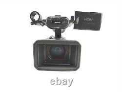 Sony Hvr-z1u Enregistreur Numérique Hd Caméra Vidéo 12x Zeiss Lens 2120 Hrs Withcase