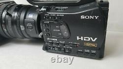 Sony Hvr-z7u Hdv Numérique Hd Professionnel Caméra Vidéo Enregistreur 2x10 Drum Hrs