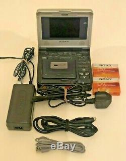 Sony Walkman Vidéo Gv-1000 Magnétoscope Numérique DV / Mini DV Pal Enregistreur / Lecteur De Batterie