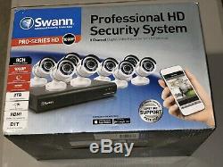 Swann Dvr8-4500 Enregistreur Vidéo Numérique 1080p 8 Canaux Avec 8 Caméras Pro-t855