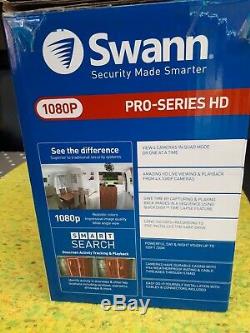 Swann Dvr8-4575 4 Canaux Enregistreur Vidéo Numérique Avec 2 X Pro-t852 & 2 X Pro-t85