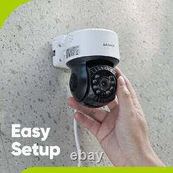 Système de caméra CCTV Sannce Pan Tilt 1080p 8ch enregistrement vidéo DVR AI détection humaine