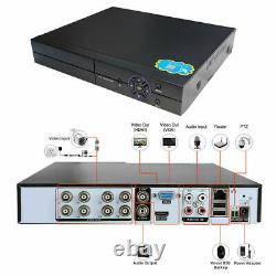 Système de caméra de vidéosurveillance CCTV DVR 5MP Lite 8 canaux enregistreur vidéo avec kit de disque dur Royaume-Uni