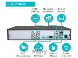 Système de sécurité CCTV Hikvision Hilook 5MP DVR avec enregistreur vidéo numérique et disque dur