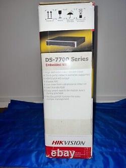 Technologie numérique authentique HIKVISION DS-7700 Series NETWORK VIDEO RECORDER NVR