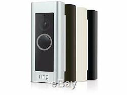 Tout Neuf Authentique Video Ring Sonnette Pro Hd 1080p, Une Connexion Wi-fi, Détection De Mouvement