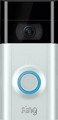 Video Ring 2 Sonnette 8vr1s7-0eu0 1080p Vidéo Batterie Rechargeable Alexa Support