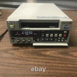 Vintage Sony Enregistreur De Cassette Numérique Dst-20 Dvcam Puissances Sur Non Testé
