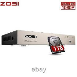 Zosi 1080p Full Hd Cctv Dvr Video Recorder Hdmi Bnc 1tb Playback Motion Detection